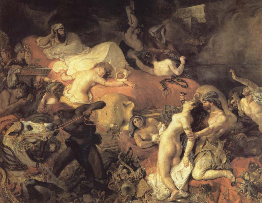 Eugene Delacroix De kill of Sardanapalus